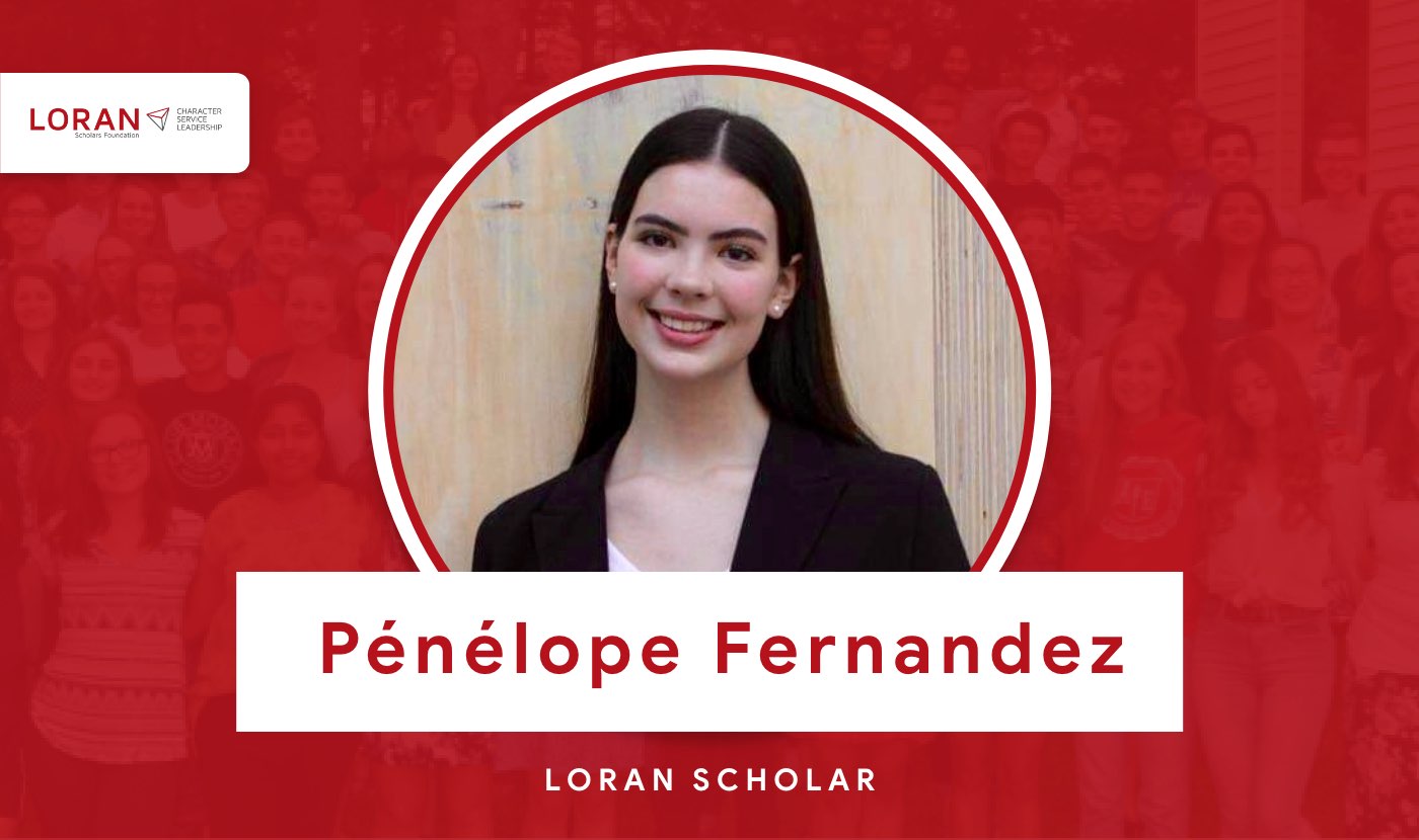 2021 Loran Scholar Pénélope Fernandez-Busto