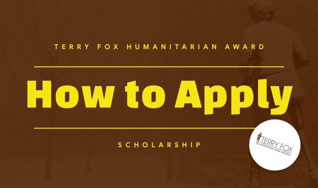 terry fox scholarship essay examples