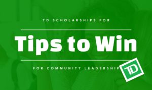 Td scholarship selection process picture