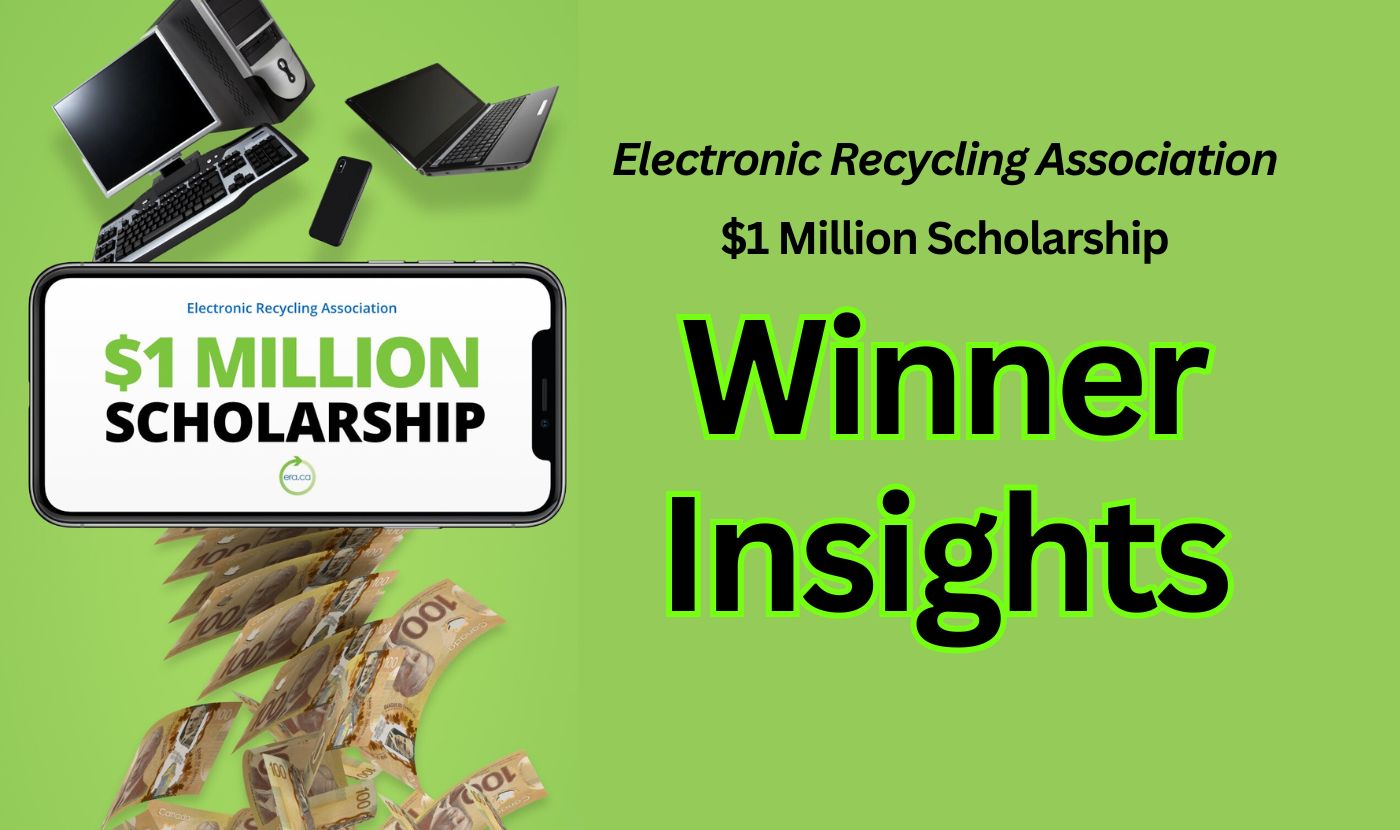 Electronic Recycling Association $1 Million Scholarship Winner Insights